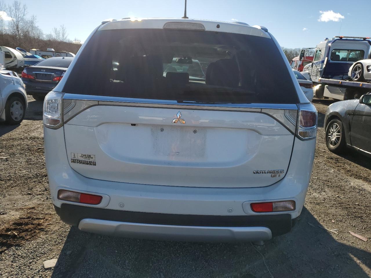 2015 Mitsubishi Outlander VIN JA4JZ4AX0FZ003783 Copart auction photo, front end damage thumbnail 6