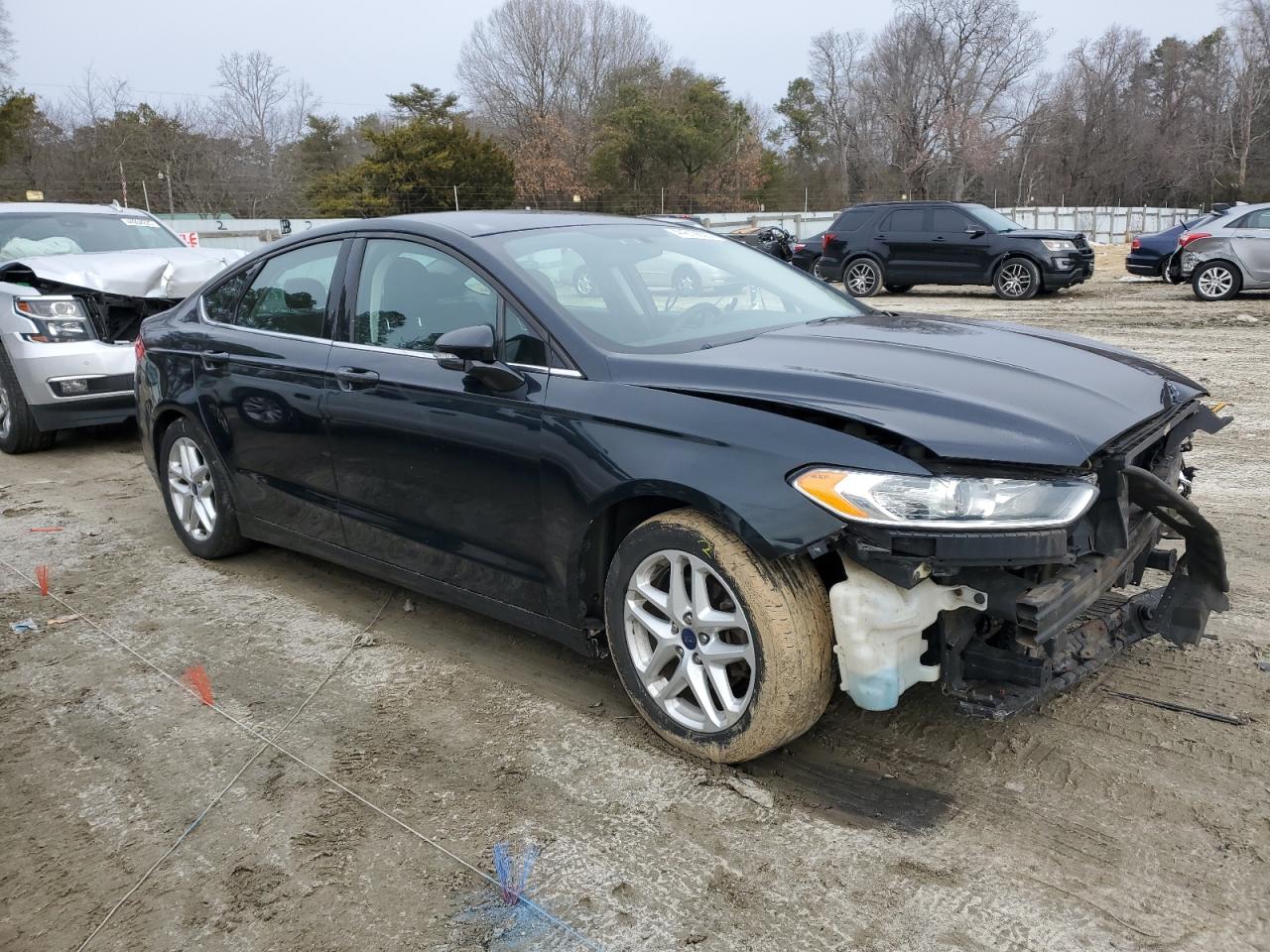 2014 Ford Fusion VIN 3FA6P0H77ER137795 Copart auction photo, front end / all over damage thumbnail 4