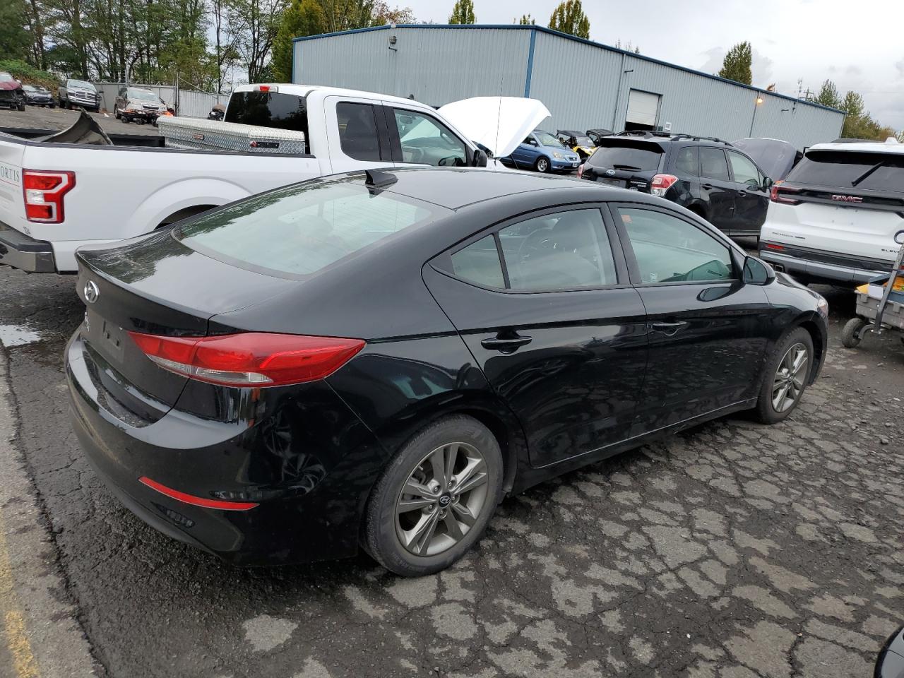 2018 Hyundai Elantra VIN 5NPD84LF6JH399079 Copart auction photo, biohazard/chemical / side damage thumbnail 3
