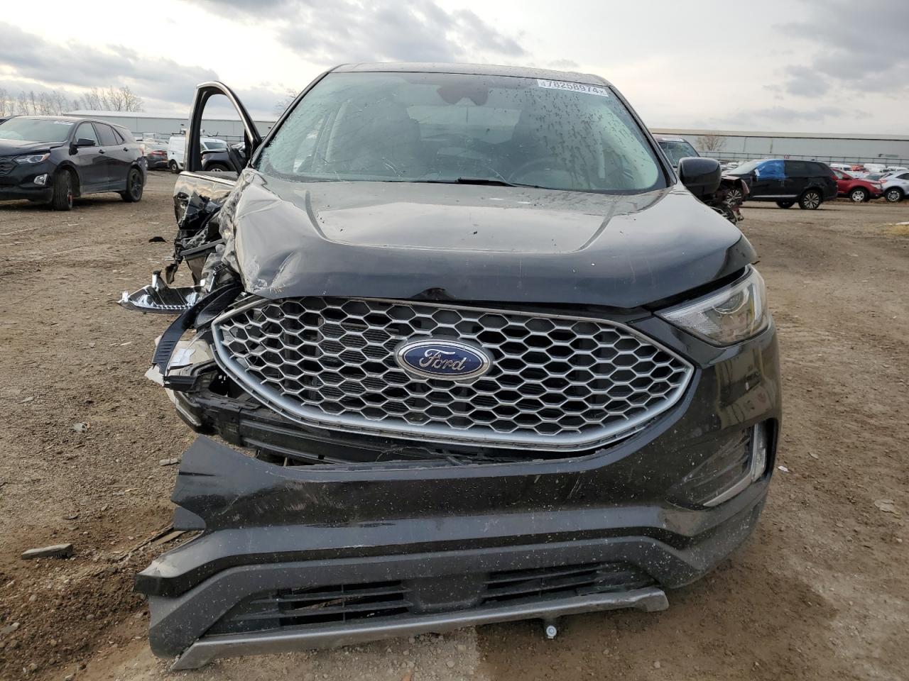 2023 Ford Edge VIN 2FMPK4J9XPBA57050 Copart auction photo, side / front end damage thumbnail 5