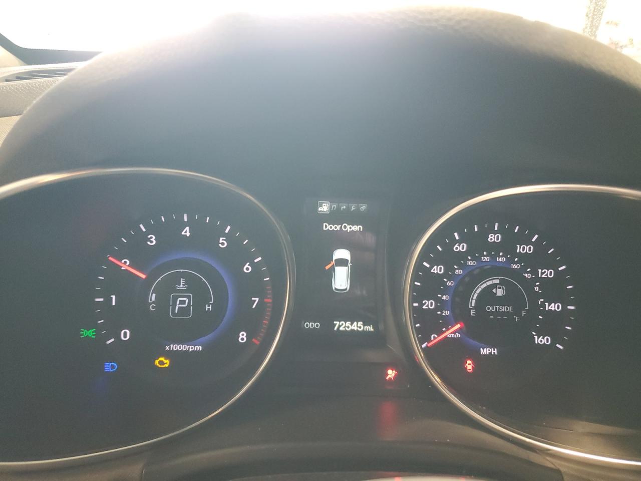 2016 Hyundai Santa Fe VIN 5XYZWDLA3GG334738 Copart auction photo, front end damage thumbnail 9
