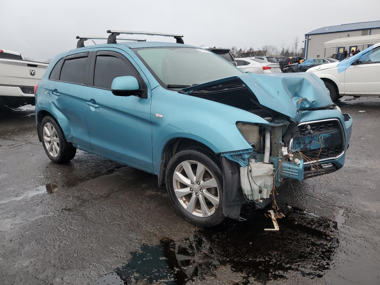 2014 Mitsubishi Outlander VIN 4A4AR3AU3EE006780 Copart auction photo, front end damage thumbnail 4