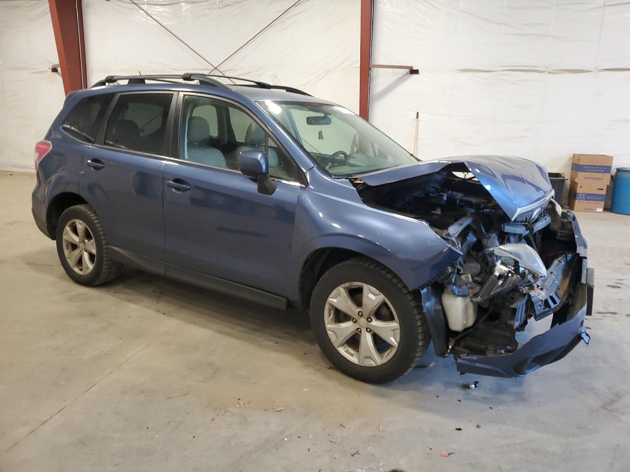 2014 Subaru Forester VIN JF2SJAHC3EH497694 Copart auction photo, front end / minor dent/scratches damage thumbnail 4