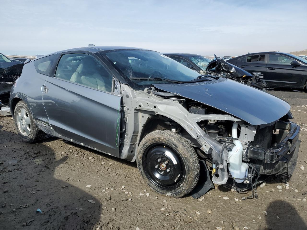 2011 Honda CR-Z VIN JHMZF1D68BS006676 Copart auction photo, front end damage thumbnail 4