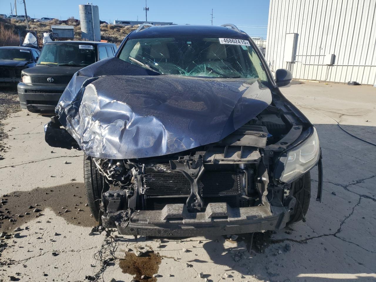 2016 Volkswagen Tiguan VIN WVGBV7AX5GW557794 Copart auction photo, front end damage thumbnail 5