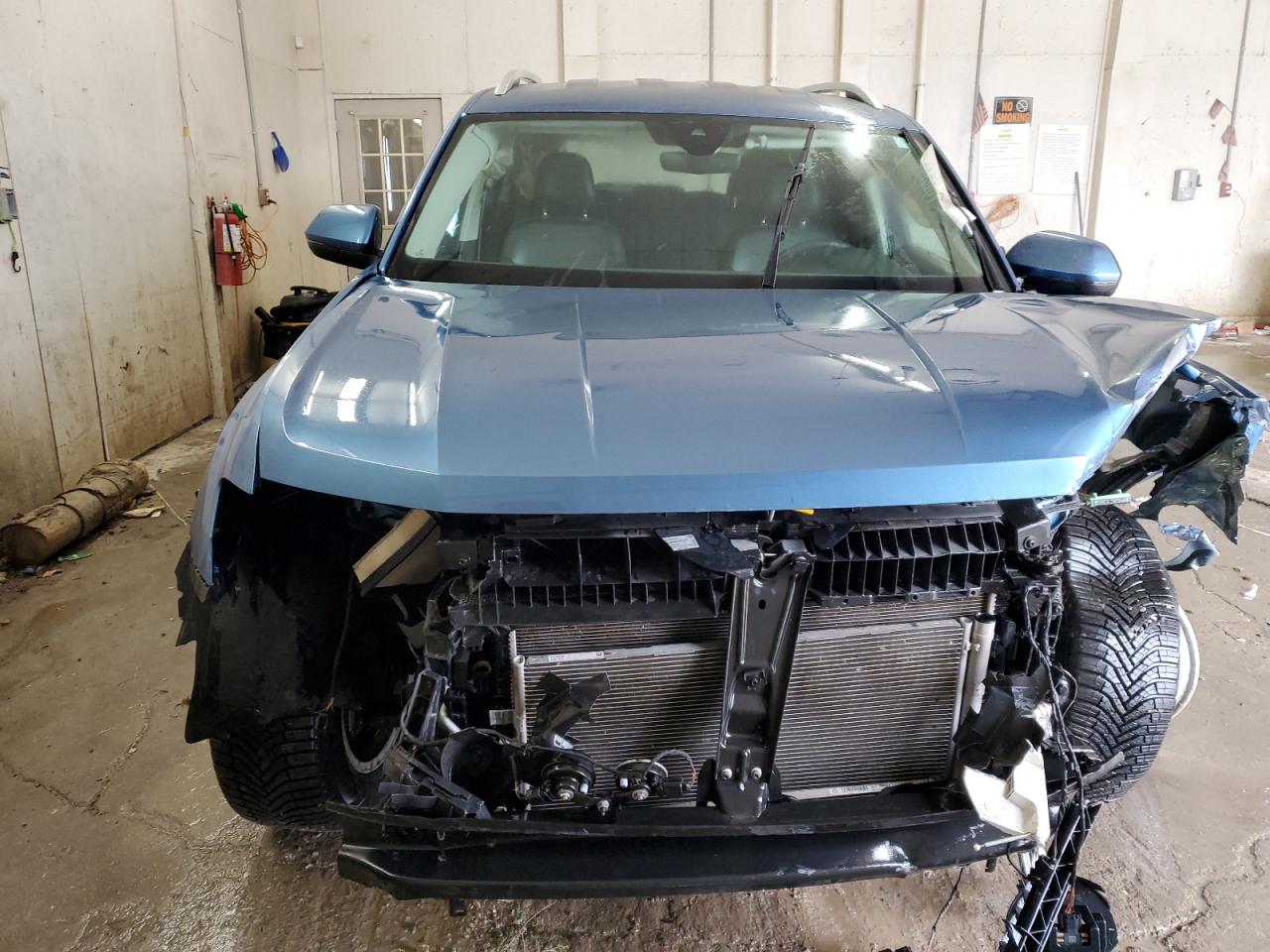 2019 Volkswagen Atlas VIN 1V2UR2CAXKC511867 Copart auction photo, front end / undercarriage damage thumbnail 5