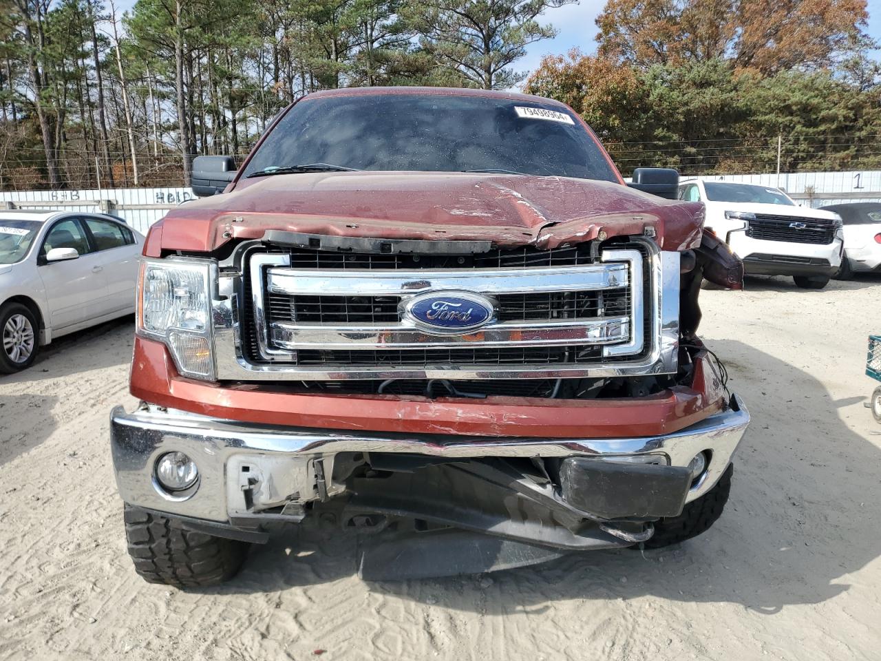 2014 Ford F-150 VIN 1FTFW1EF0EKD12312 Copart auction photo, front end damage thumbnail 5