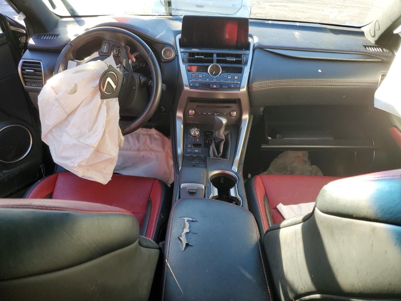 2019 Lexus NX VIN JTJYARBZ3K2150155 Copart auction photo, front end / side damage thumbnail 8