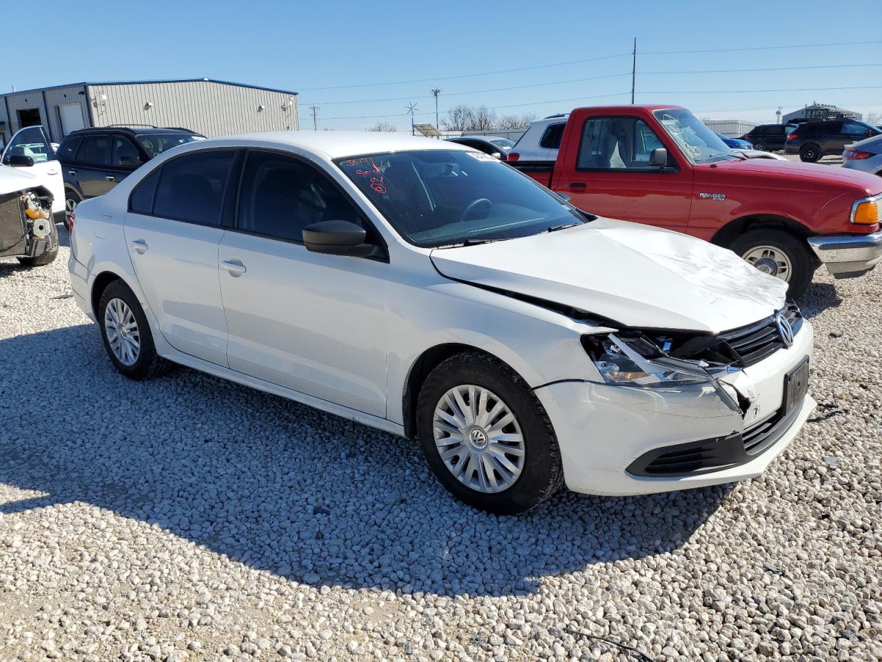 2014 Volkswagen Jetta VIN 3VW2K7AJ2EM356583 Copart auction photo, front end / minor dent/scratches damage thumbnail 4