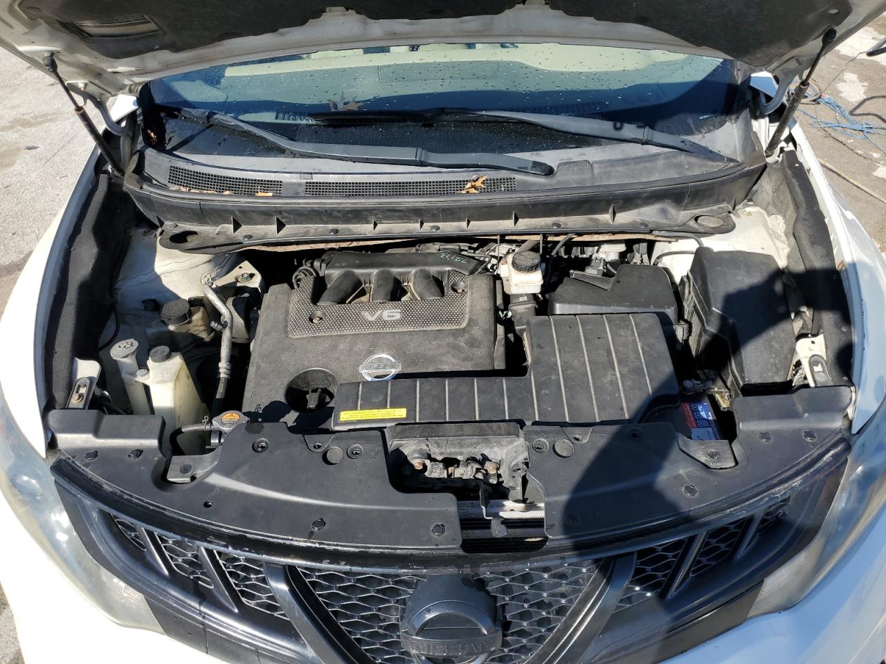 2011 Nissan Murano VIN JN8AZ1MW3BW187169 Copart auction photo, front end / side damage thumbnail 12