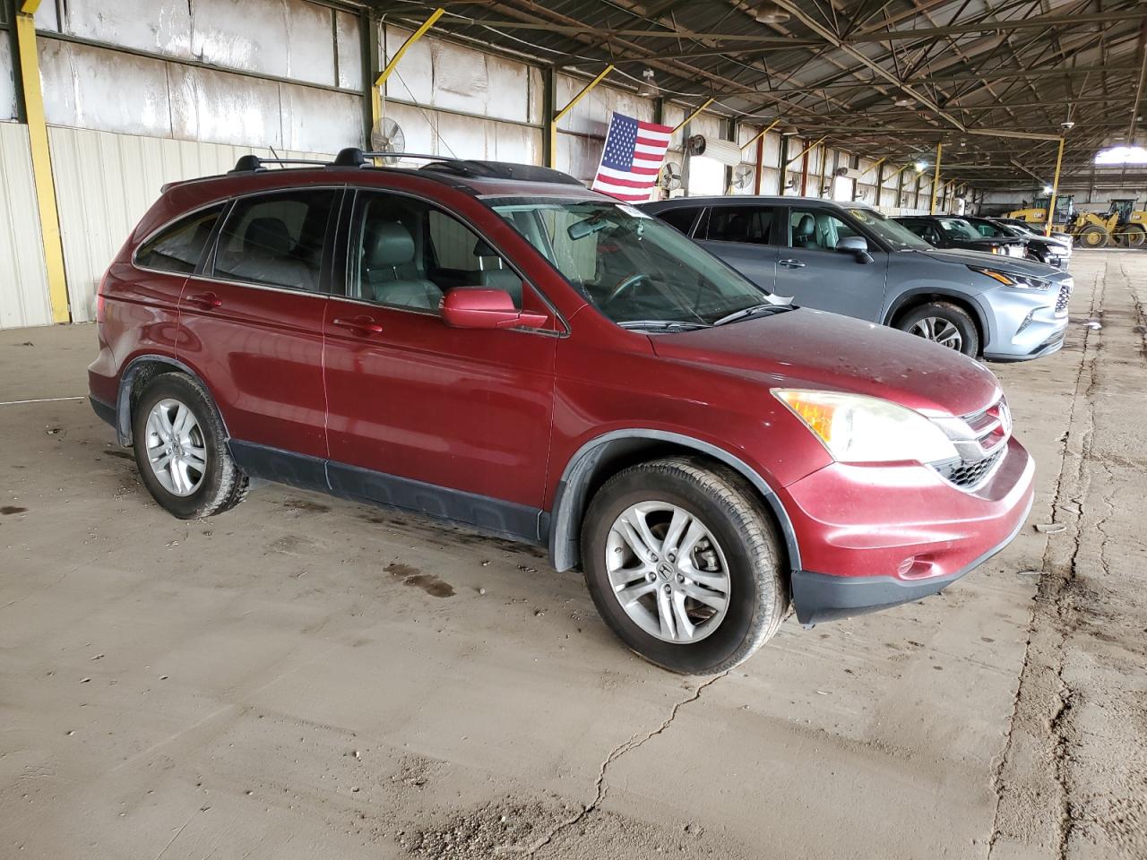 2011 Honda CR-V VIN JHLRE4H73BC022256 Copart auction photo, rear end / minor dent/scratches damage thumbnail 4