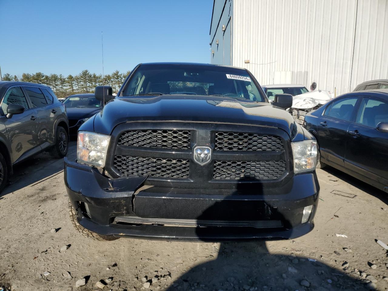 2014 RAM 1500 VIN 1C6RR7KT5ES302996 Copart auction photo, rear end / undercarriage damage thumbnail 5