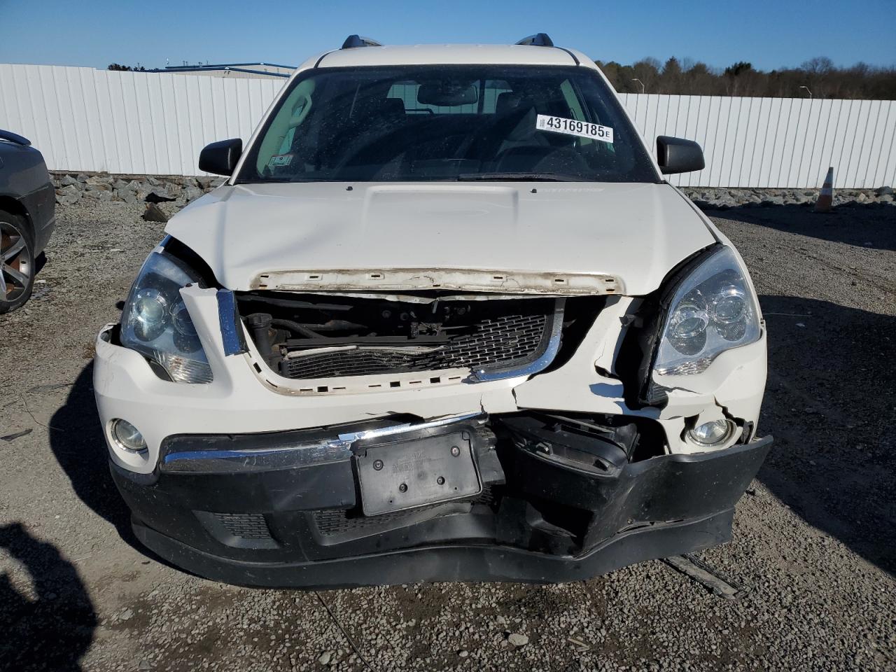 2011 GMC Acadia VIN 1GKKVPED0BJ371157 Copart auction photo, front end damage thumbnail 5