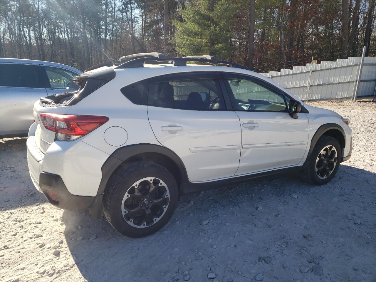 2021 Subaru XV VIN JF2GTAAC7M9215625 Copart auction photo, rear end / top/roof damage thumbnail 3