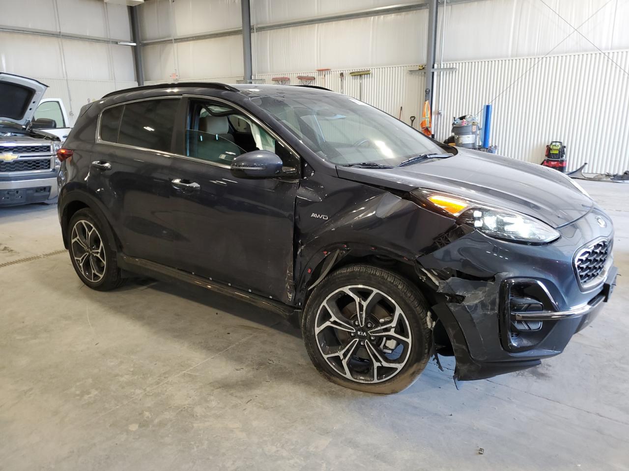 2020 KIA Sportage VIN KNDPRCA66L7651721 Copart auction photo, all over damage thumbnail 4