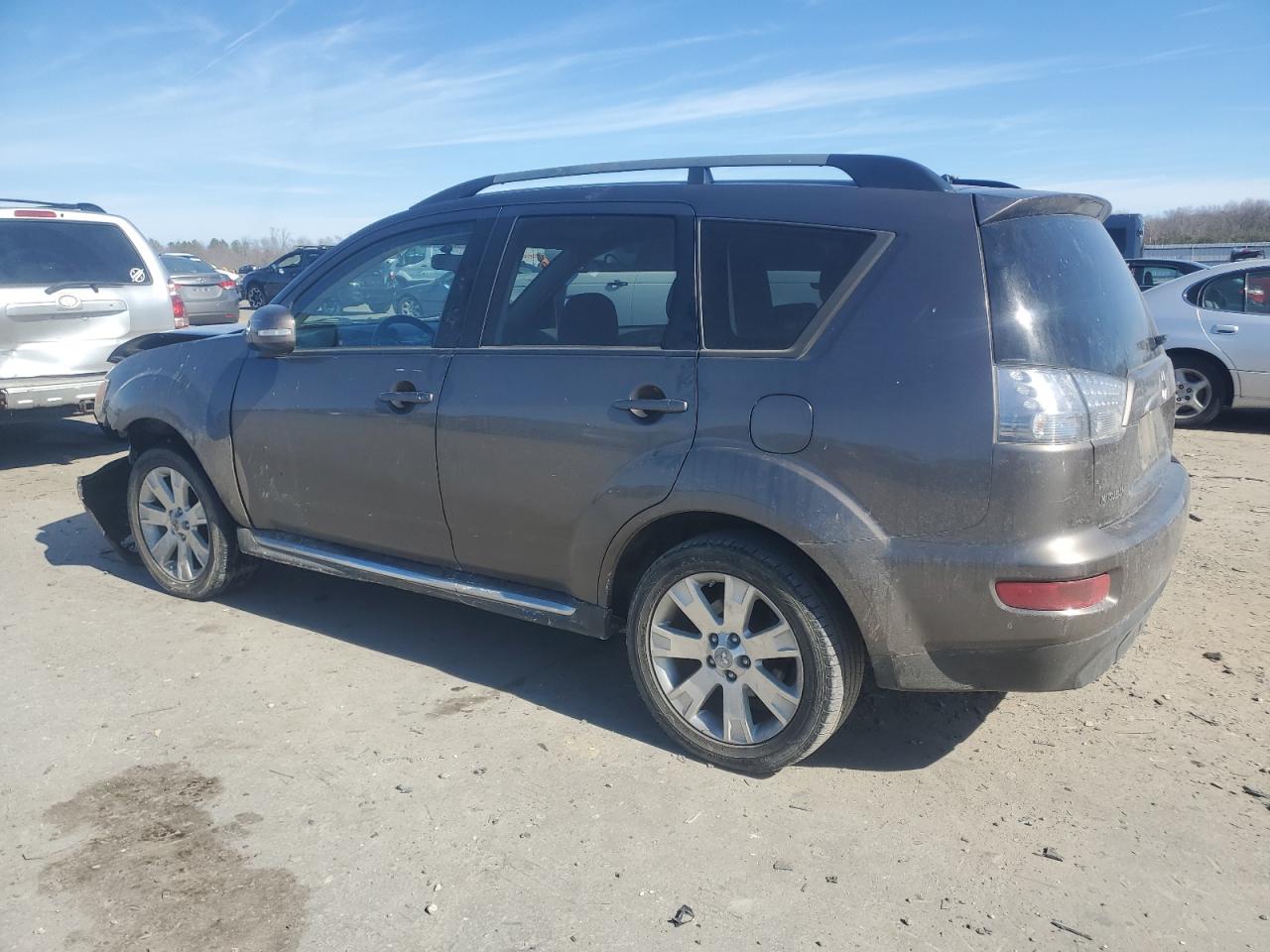 2012 Mitsubishi Outlander VIN JA4JT3AW7CU003940 Copart auction photo, front end / side damage thumbnail 2