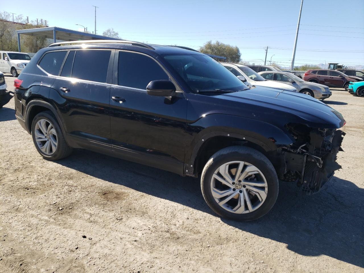 2021 Volkswagen Atlas VIN 1V2HR2CA5MC587002 Copart auction photo, front end damage thumbnail 4