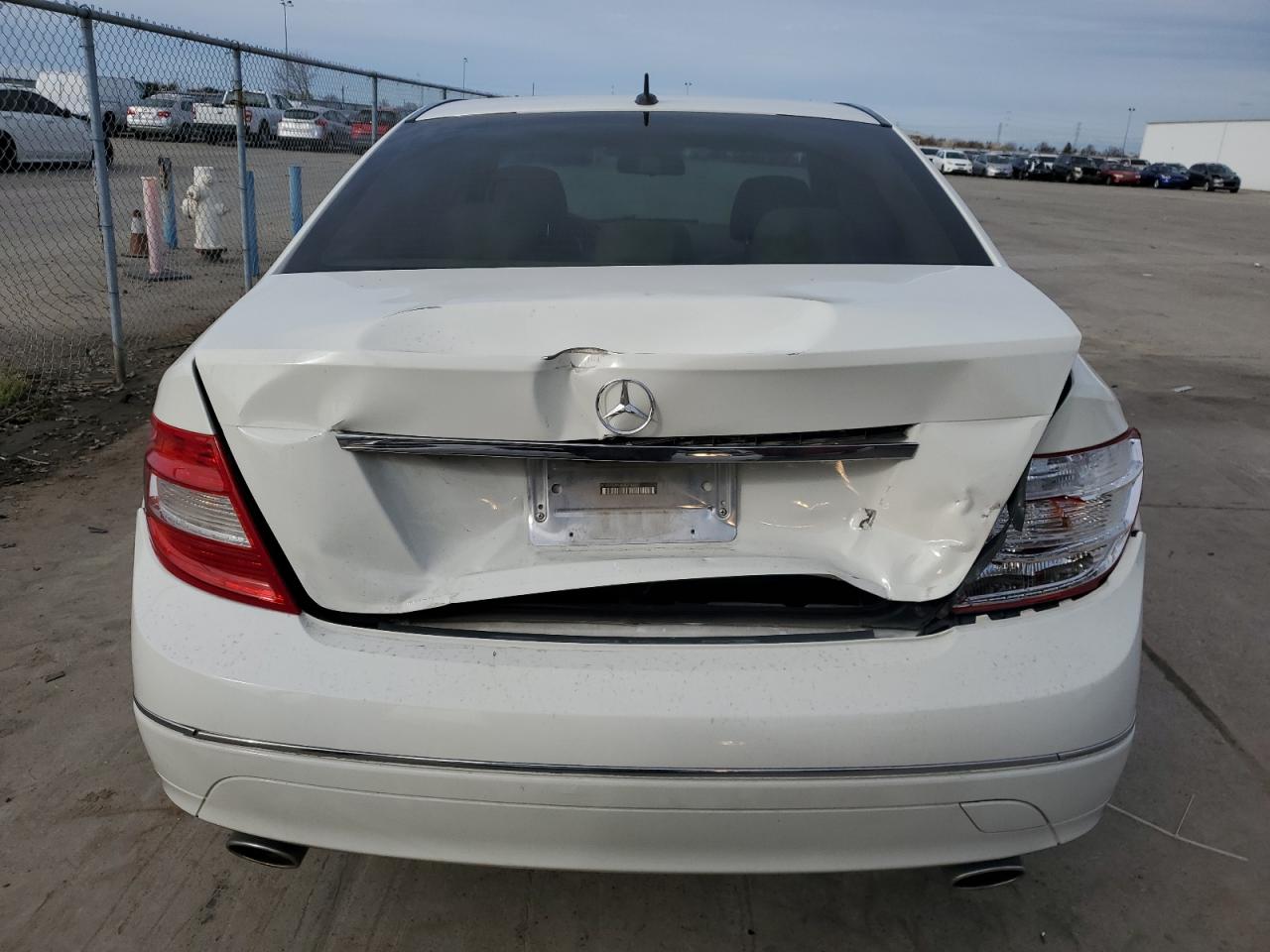 2008 Mercedes-Benz C-klasse VIN WDDGF54X98F078017 Copart auction photo, rear end damage thumbnail 6