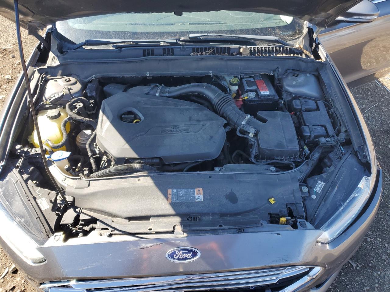 2013 Ford Fusion VIN 3FA6P0HR1DR290415 Copart auction photo, front end / side damage thumbnail 13