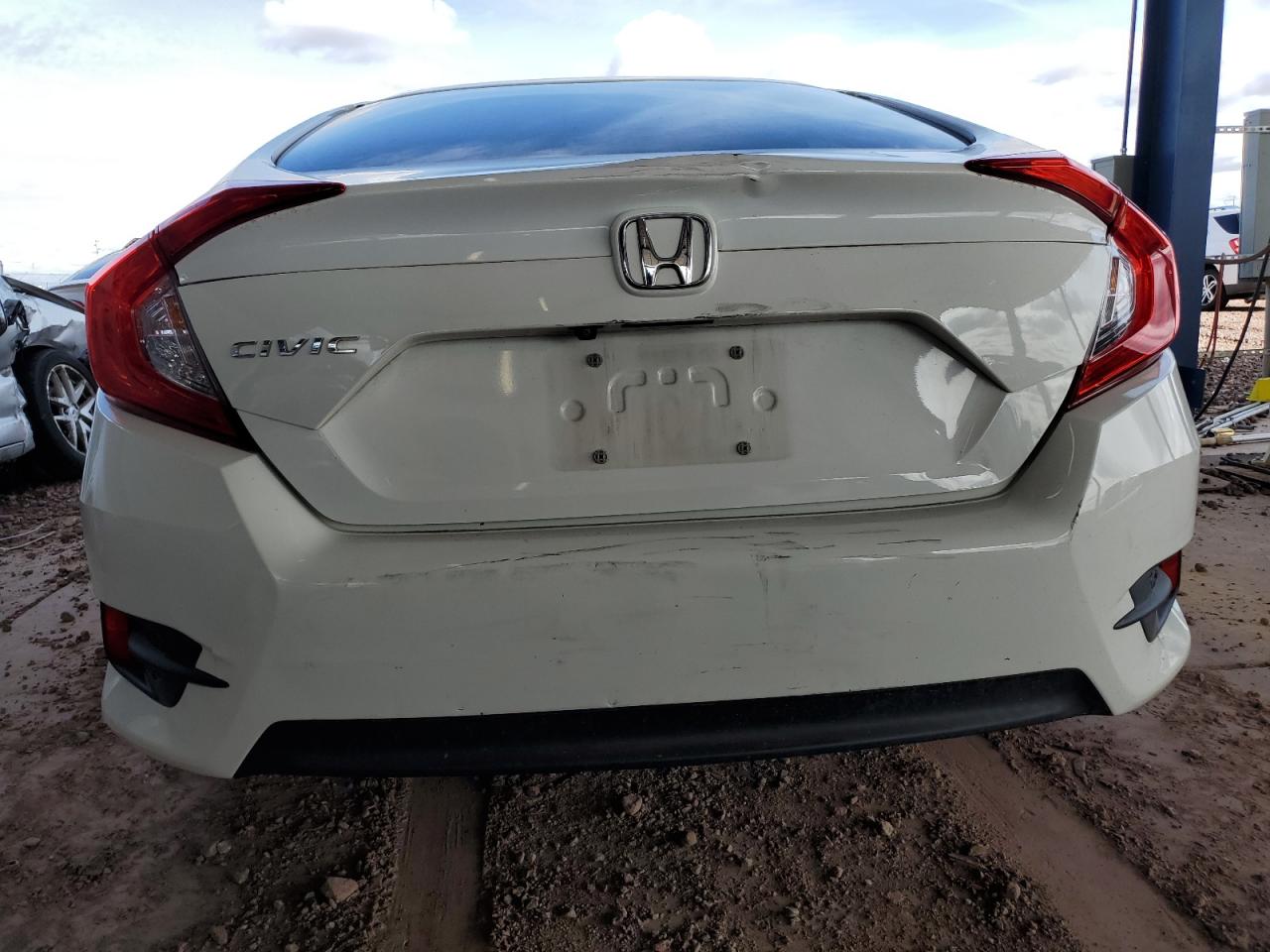 2016 Honda Civic VIN 2HGFC2F55GH574276 Copart auction photo, front end / side damage thumbnail 6