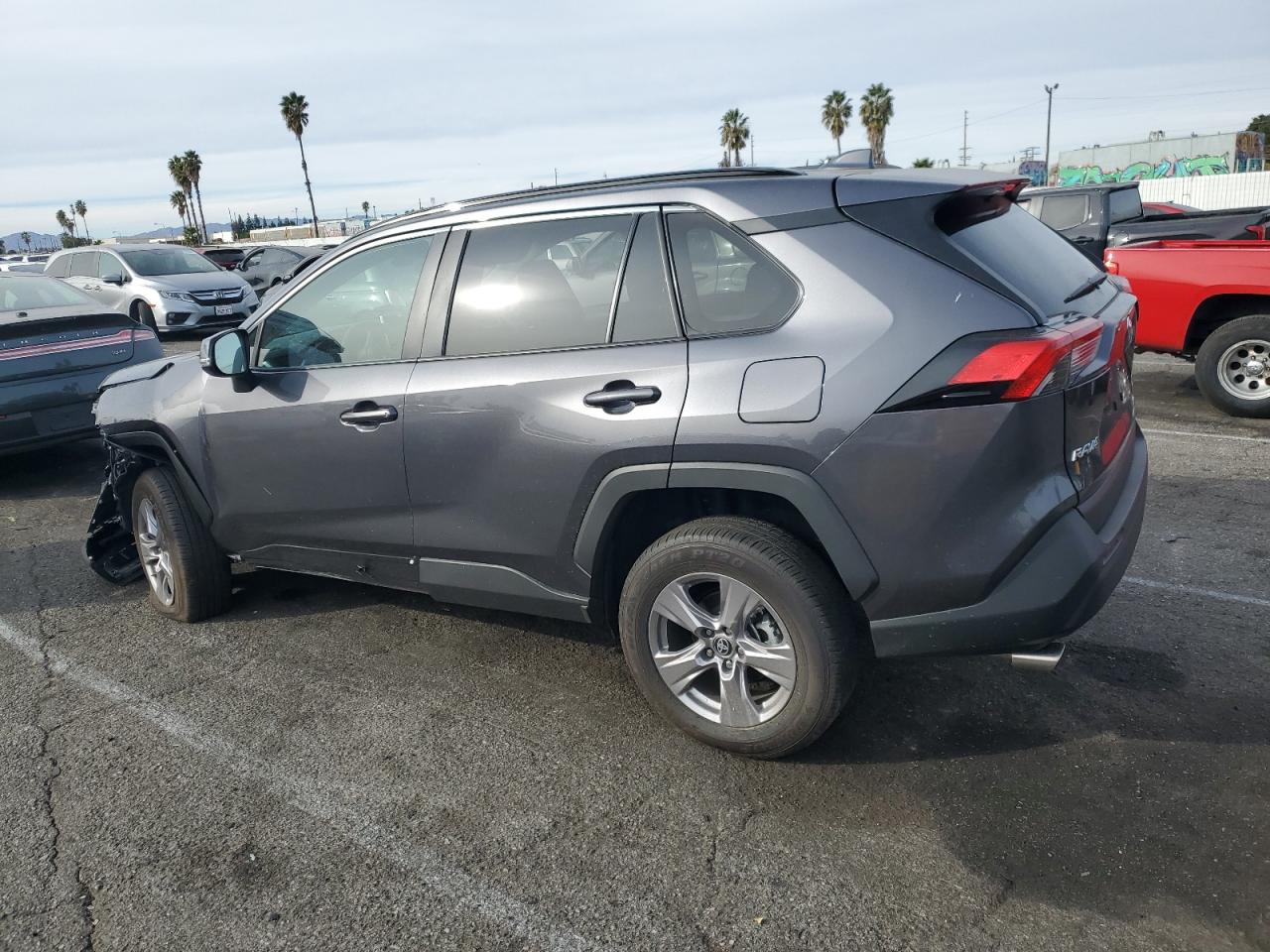 2024 Toyota RAV 4 VIN 2T3P1RFV8RC467566 Copart auction photo, rollover damage thumbnail 2