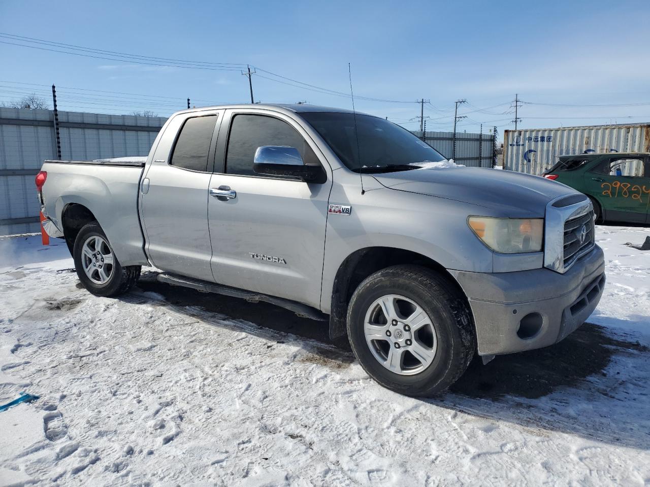 2007 Toyota Tundra VIN 5TFRV58127X006984 Copart auction photo, undercarriage / rear end damage thumbnail 4