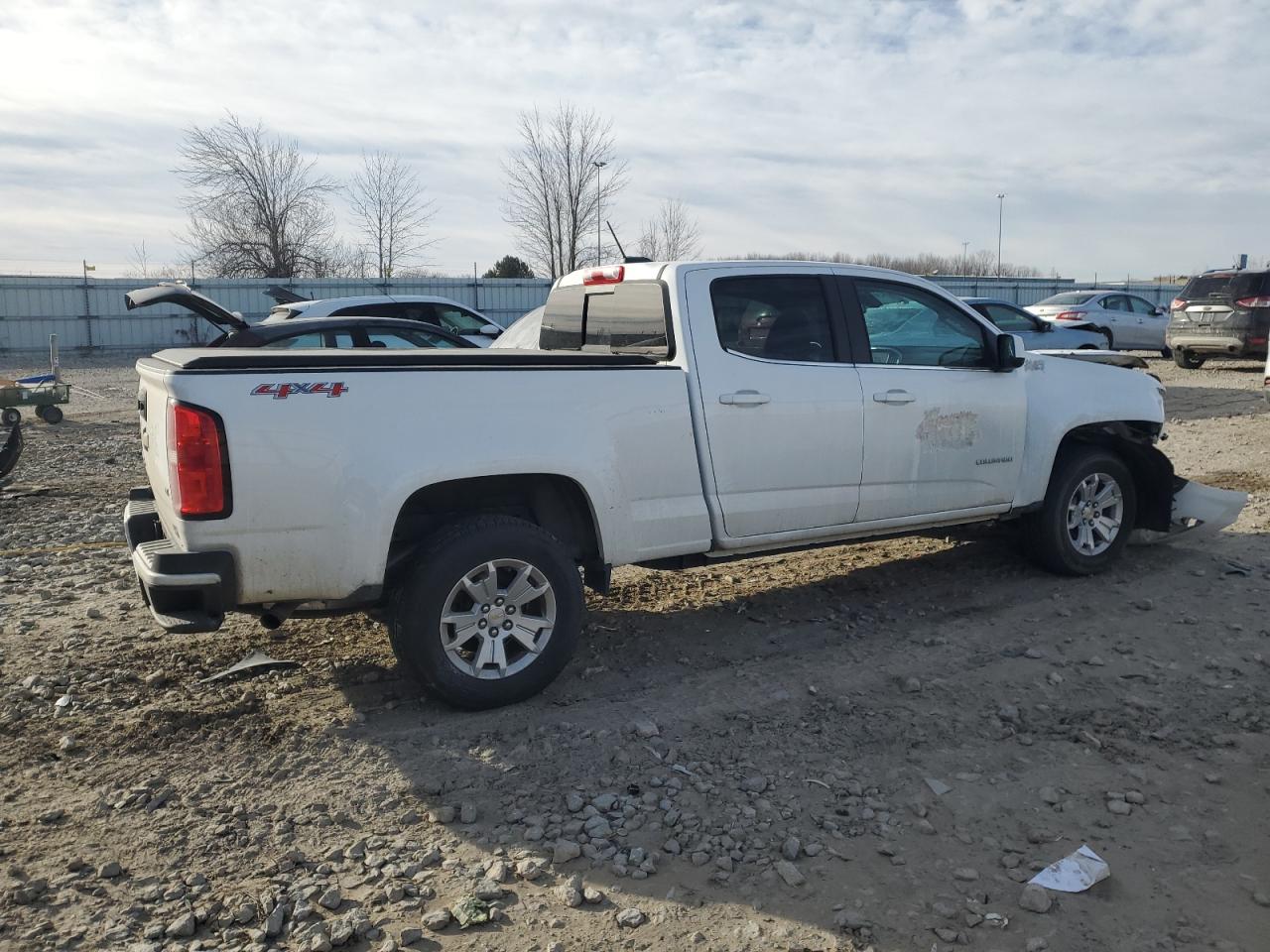 2020 Chevrolet Colorado VIN 1GCGTCEN3L1219304 Copart auction photo, front end / top/roof damage thumbnail 3