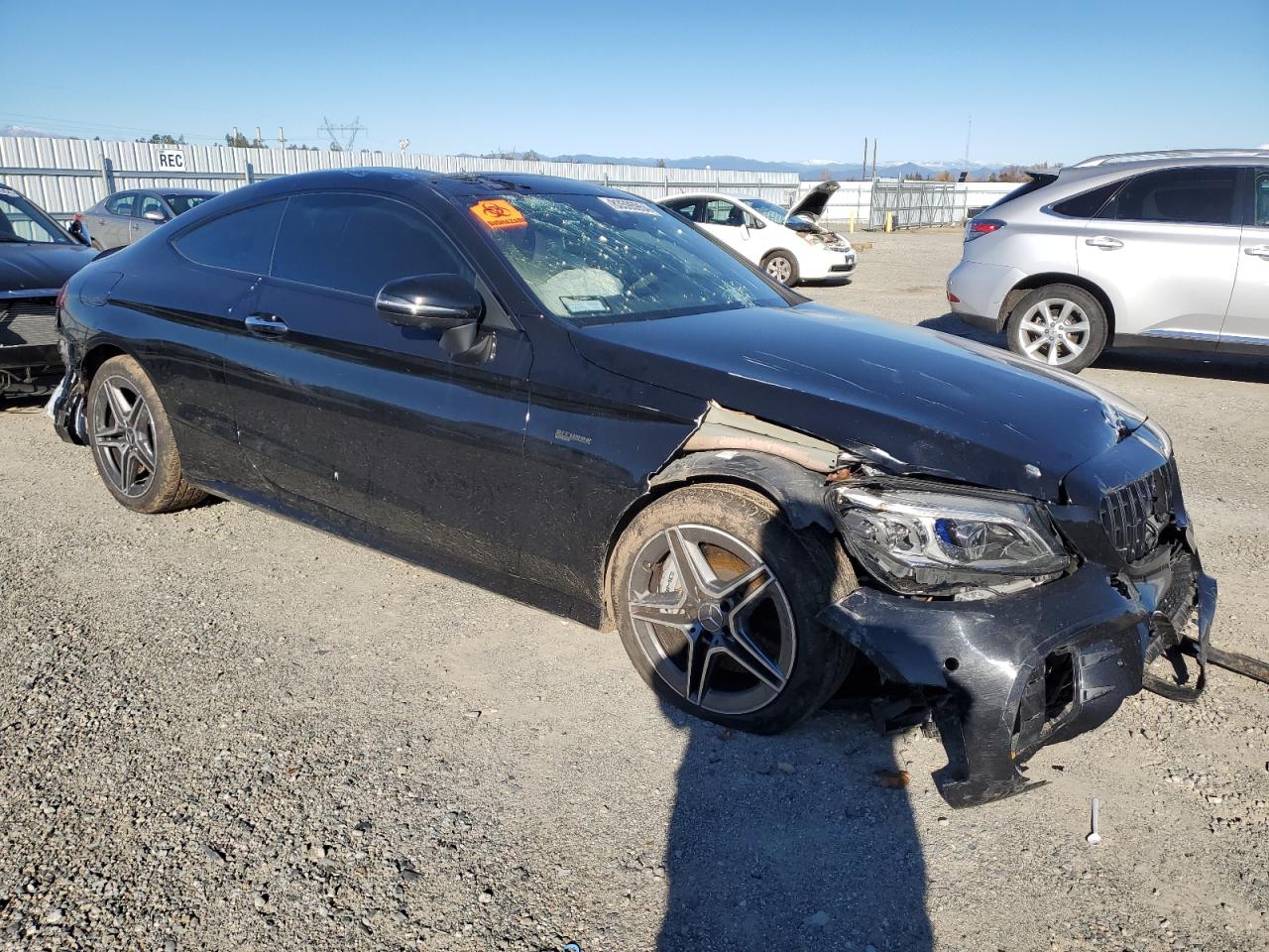 2022 Mercedes-Benz C-klasse VIN W1KWJ6EB9NG106956 Copart auction photo, all over damage thumbnail 4