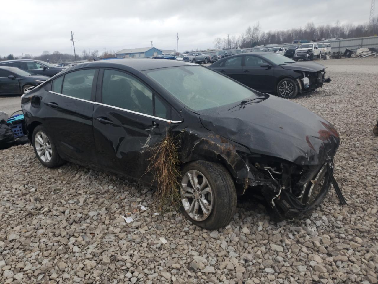 2019 Chevrolet Cruze VIN 1G1BE5SM2K7125625 Copart auction photo, all over damage thumbnail 4