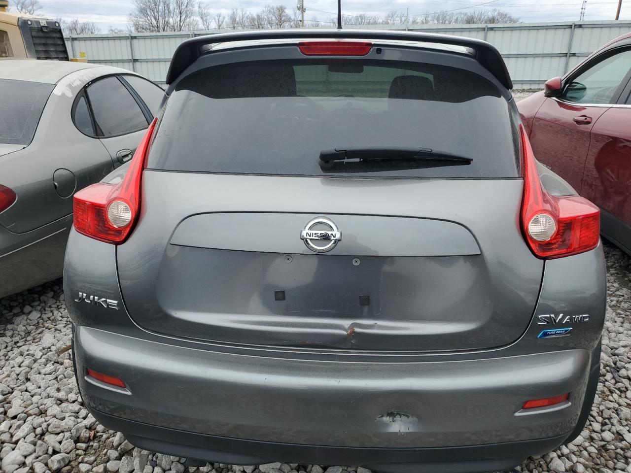 2014 Nissan Juke VIN JN8AF5MV6ET362382 Copart auction photo, normal wear damage thumbnail 6