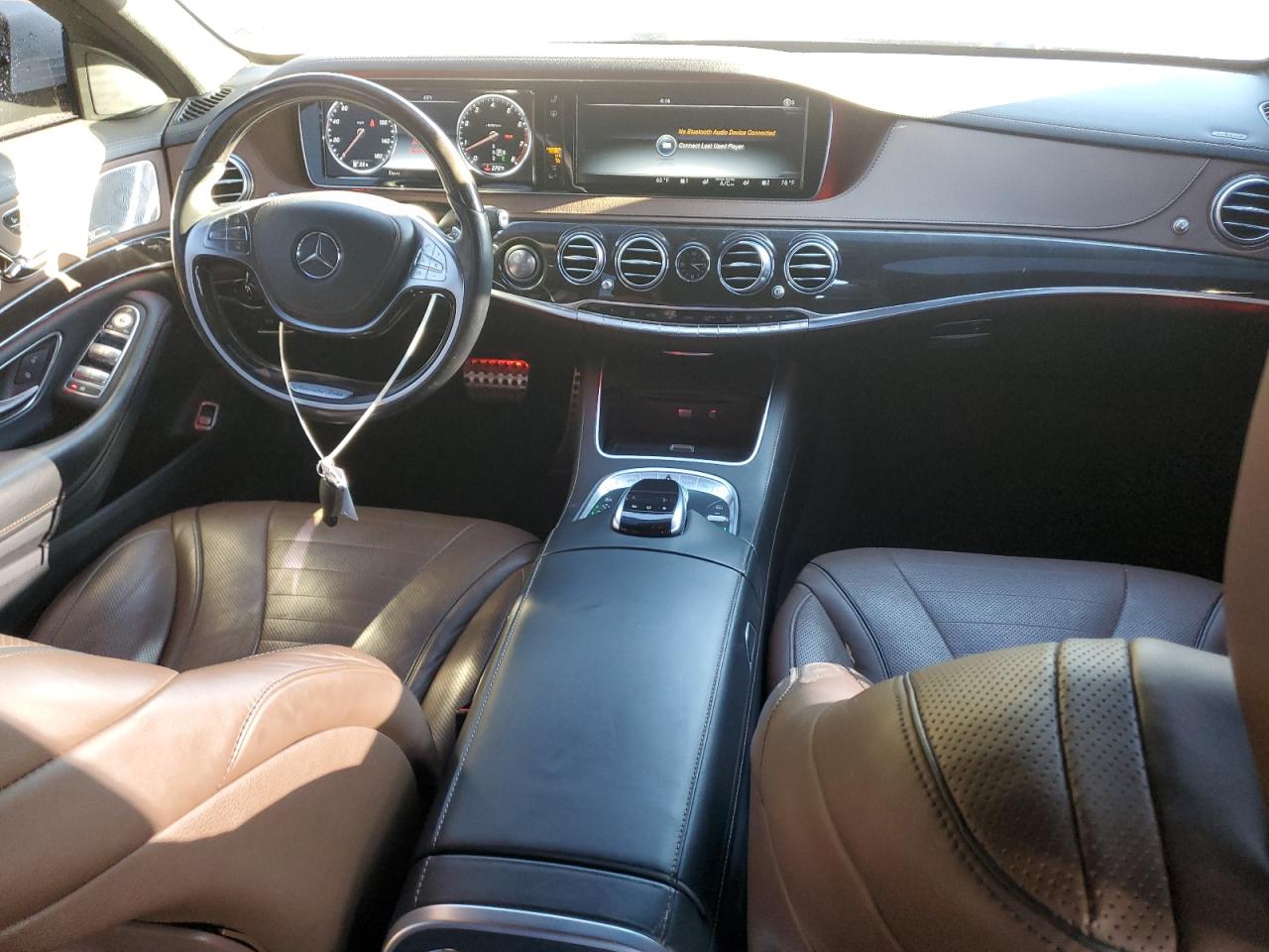 2016 Mercedes-Benz S-klasse VIN WDDUG8CB0GA230317 Copart auction photo, front end damage thumbnail 8