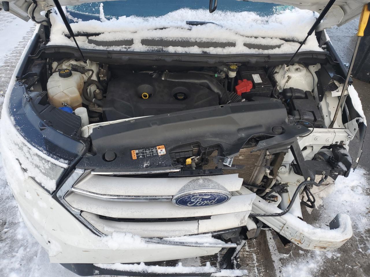 2017 Ford Edge VIN 2FMPK4G99HBC34728 Copart auction photo, front end / side damage thumbnail 12