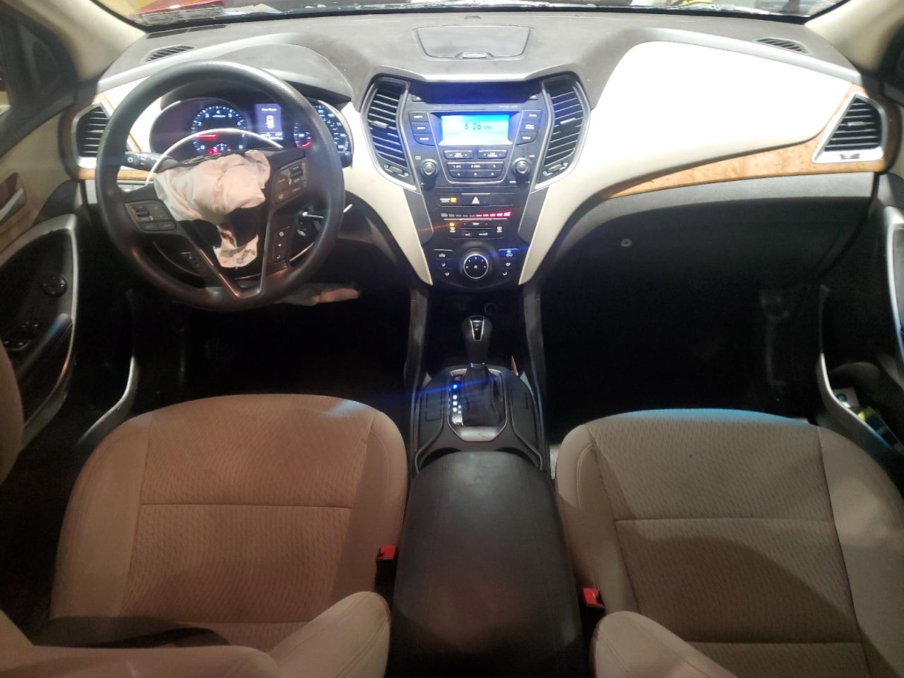 2016 Hyundai Santa Fe VIN 5XYZTDLB5GG351915 Copart auction photo, rear end / front end damage thumbnail 8