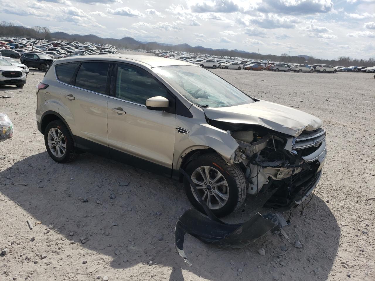 2017 Ford Escape VIN 1FMCU0GD1HUC47361 Copart auction photo, front end damage thumbnail 4