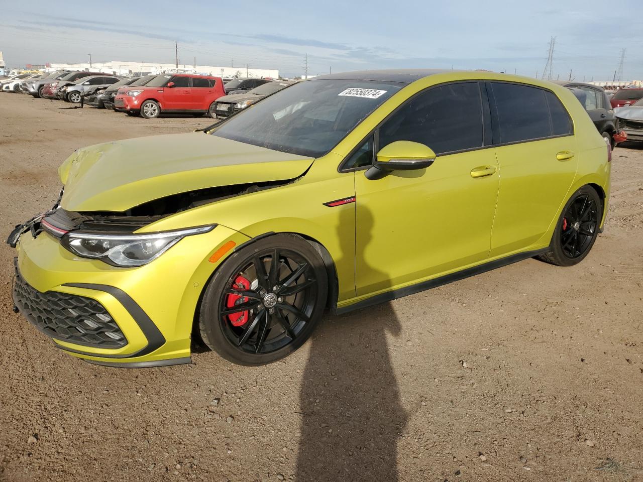 2022 Volkswagen GTI VIN WVW687CD8NW120319
