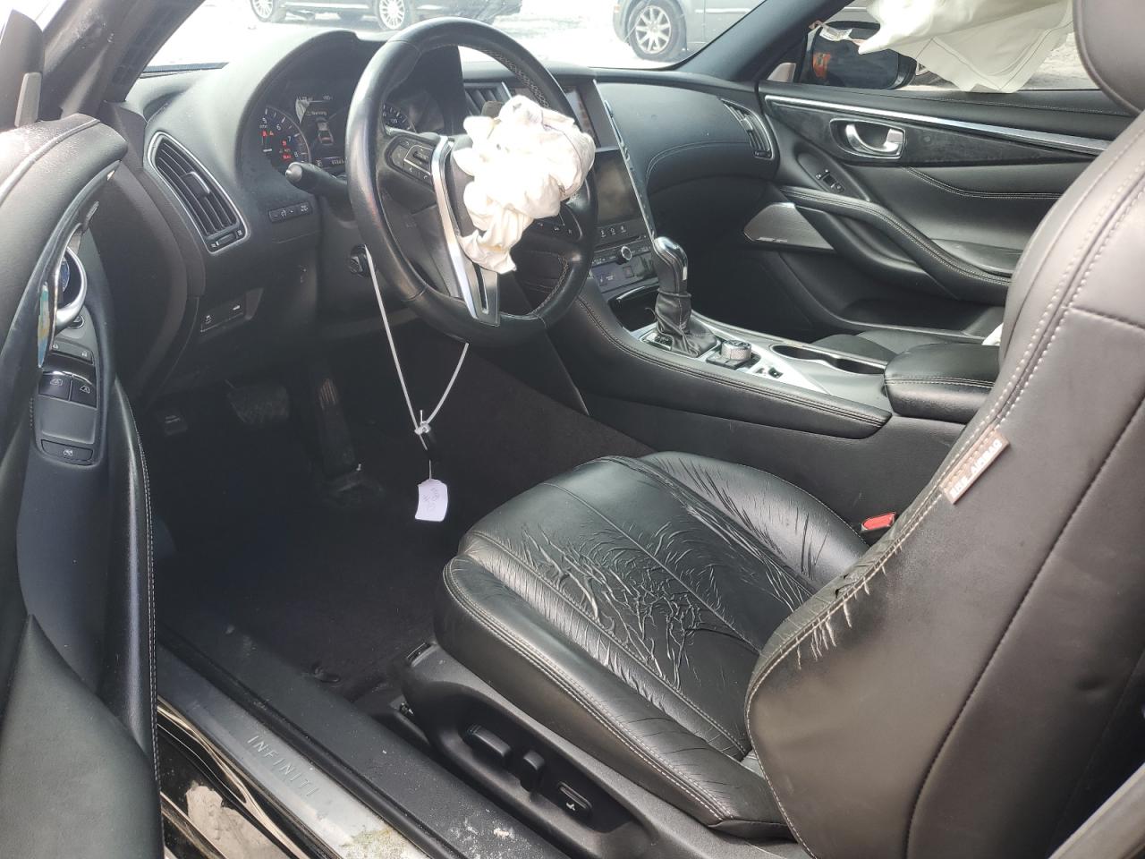 2018 Infiniti Q60 VIN JN1EV7EK9JM343347 Copart auction photo, front end / side damage thumbnail 8
