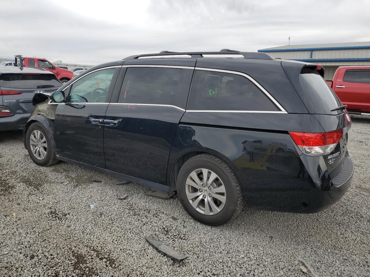2017 Honda Odyssey VIN 5FNRL5H39HB018195 Copart auction photo, front end damage thumbnail 2