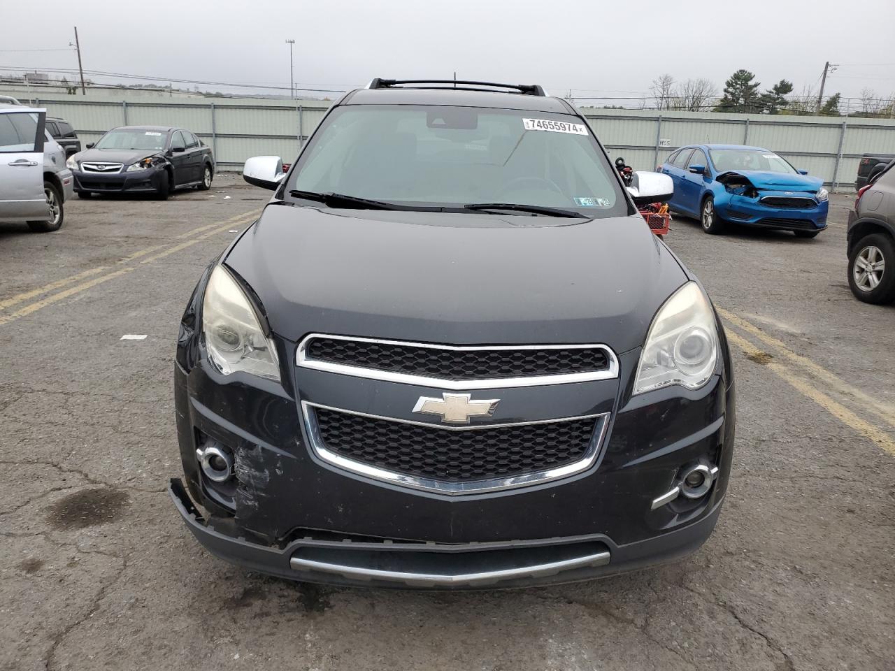 2015 Chevrolet Equinox VIN 2GNALDEK5F6304140 Copart auction photo, side / front end damage thumbnail 5