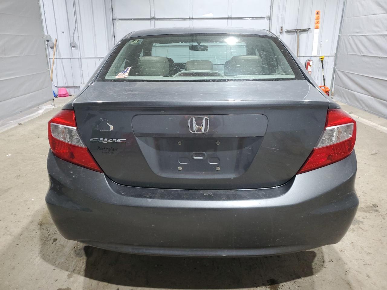 2012 Honda Civic VIN 2HGFB2F57CH300378 Copart auction photo, front end damage thumbnail 6