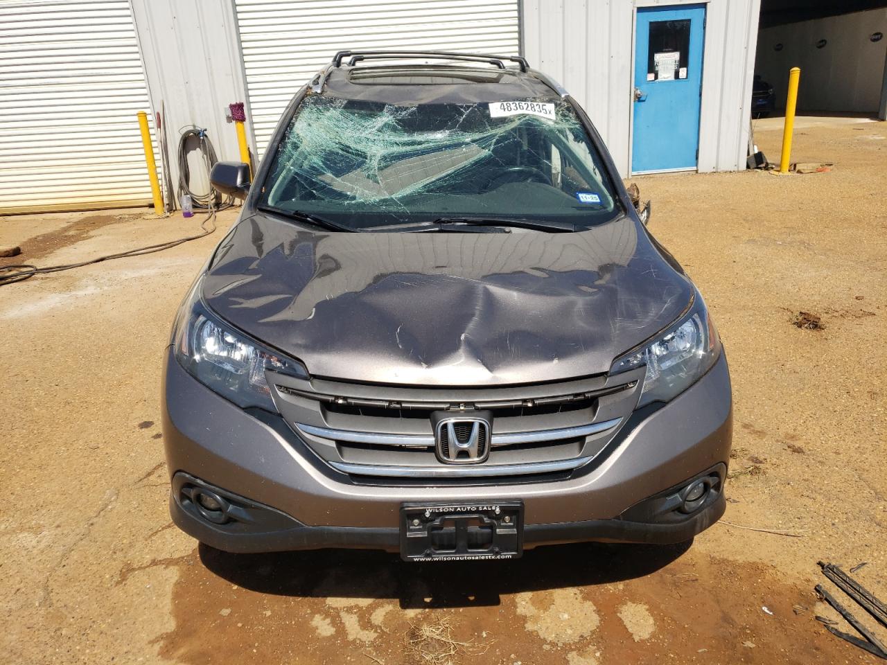 2012 Honda CR-V VIN 5J6RM3H74CL042165 Copart auction photo, rollover / mechanical damage thumbnail 5