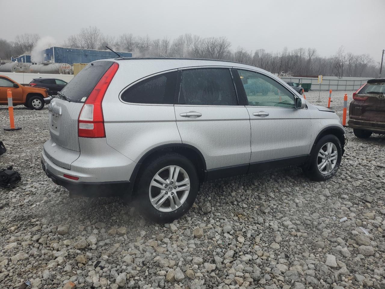 2011 Honda CR-V VIN JHLRE3H77BC001064 Copart auction photo, front end damage thumbnail 3
