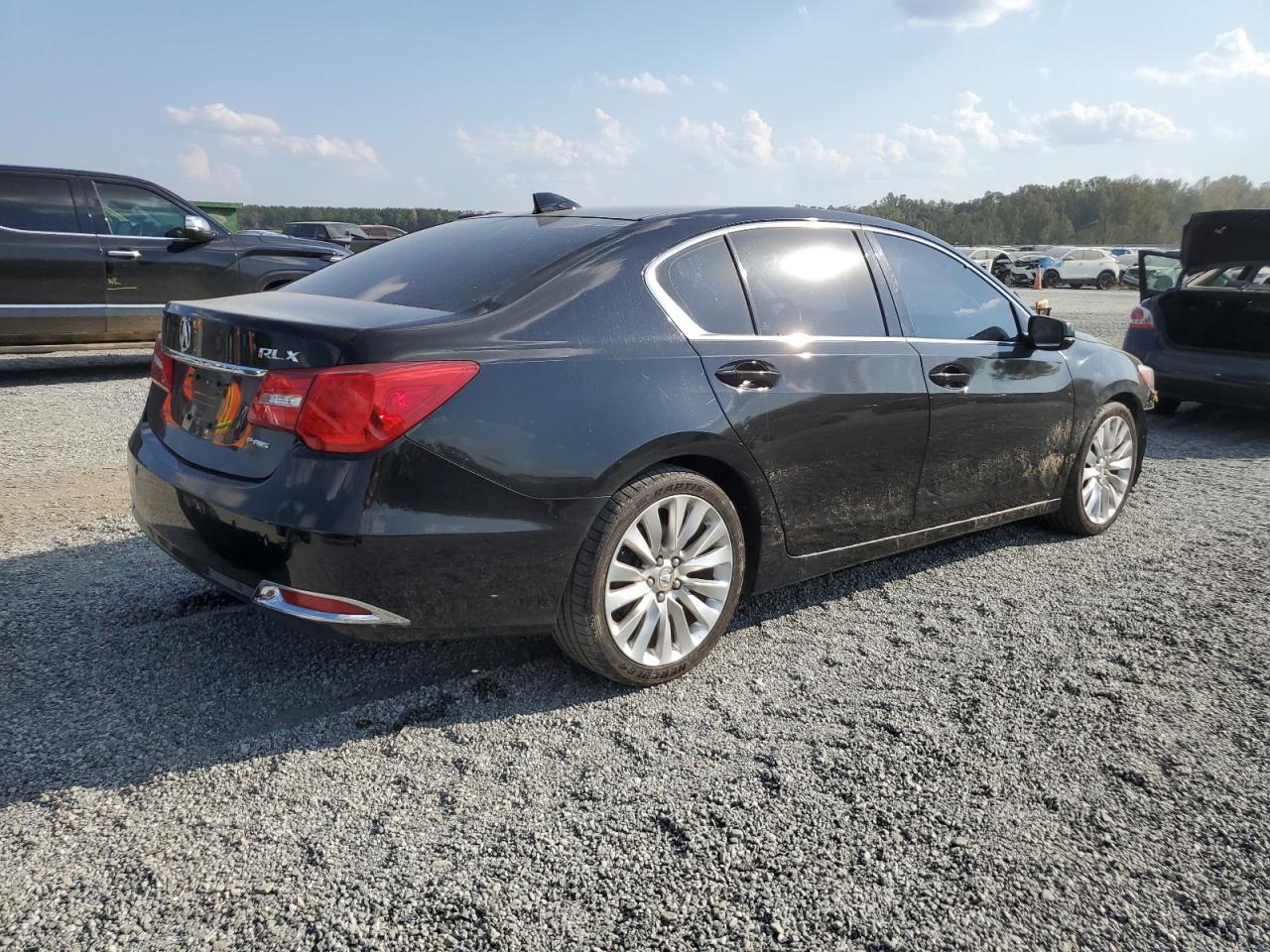 2014 Acura RLX VIN JH4KC1F92EC006088 Copart auction photo, water/flood / front end damage thumbnail 3