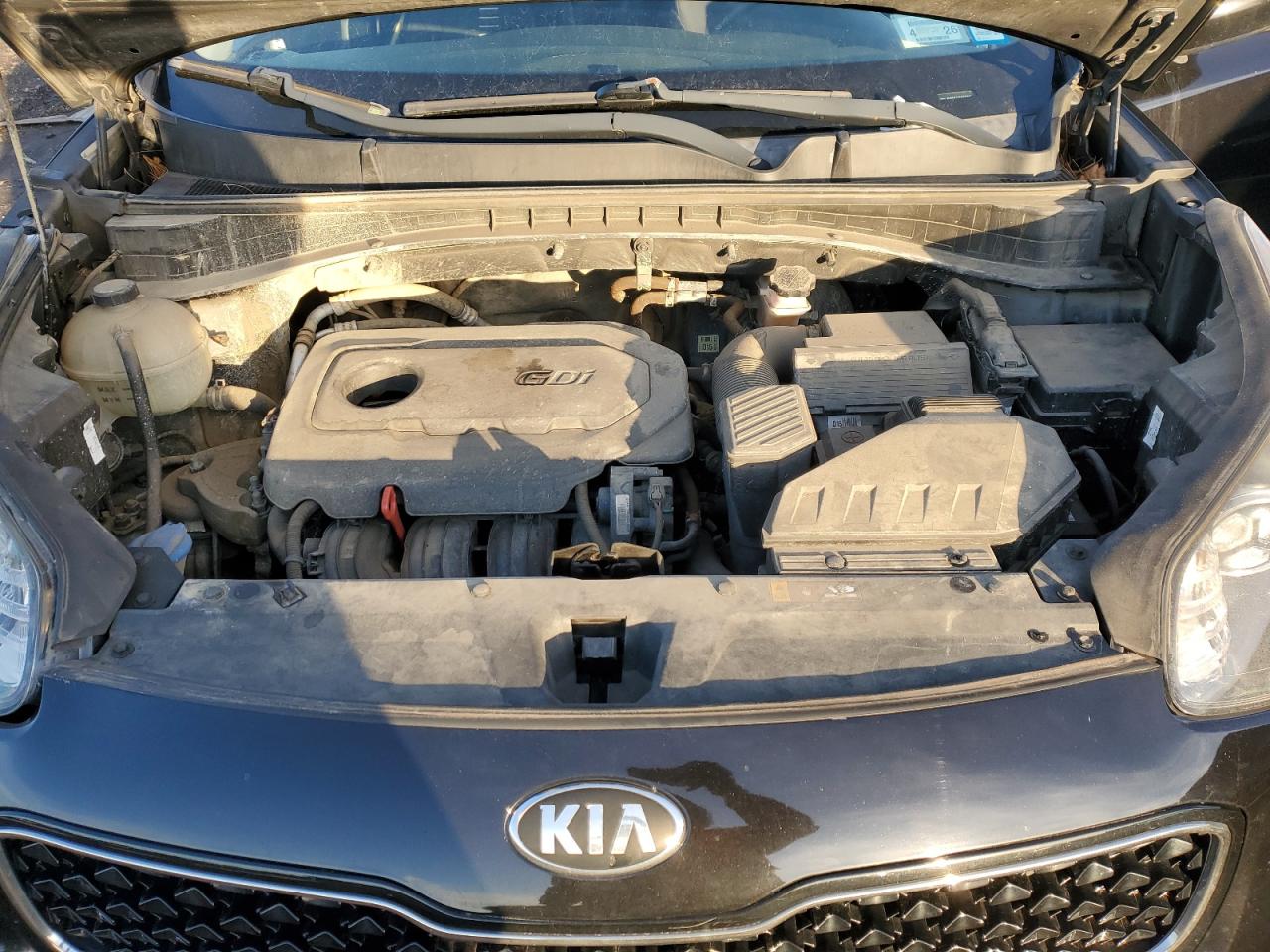 2018 KIA Sportage VIN KNDPMCAC6J7450015 Copart auction photo, front end / side damage thumbnail 12
