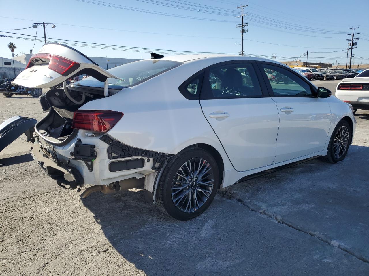 2023 KIA Forte VIN 3KPF54AD9PE559245 Copart auction photo, rear end damage thumbnail 3