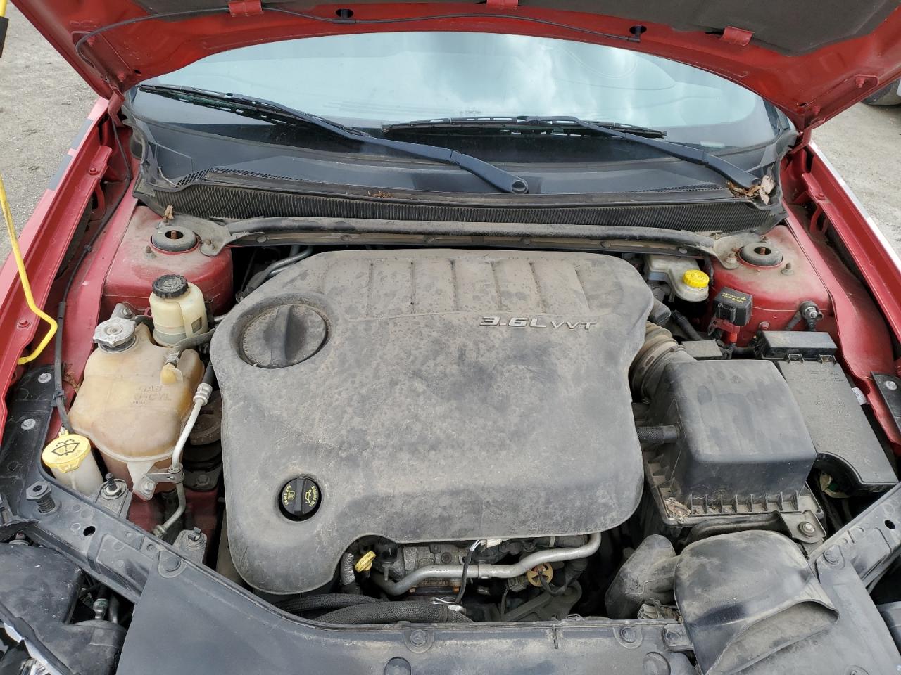 2013 Dodge Avenger VIN 1C3CDZBG0DN586261 Copart auction photo, front end damage thumbnail 11