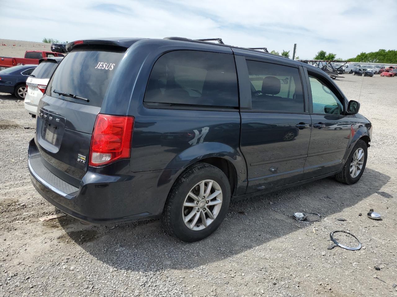 2014 Dodge Caravan VIN 2C4RDGCG7ER154649 Copart auction photo, front end / minor dent/scratches damage thumbnail 3