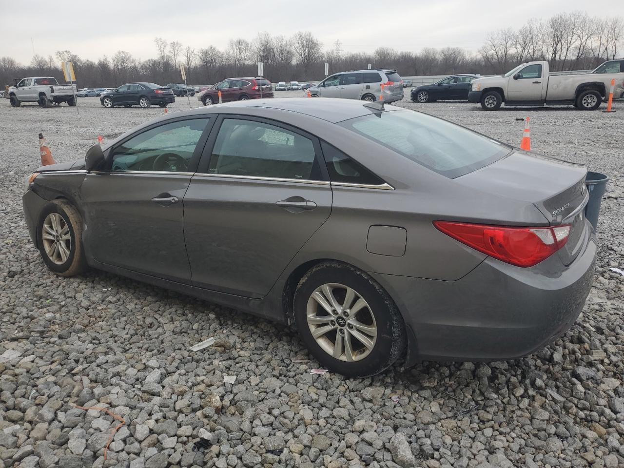 2013 Hyundai Sonata VIN 5NPEB4AC4DH727313 Copart auction photo, front end damage thumbnail 2