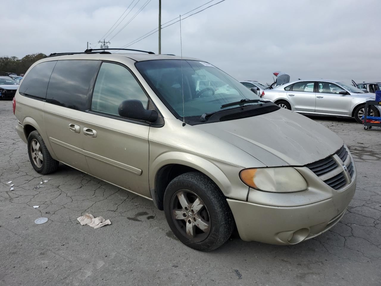 2007 Dodge Caravan VIN 2D4GP44L57R242422 Copart auction photo, rear end / minor dent/scratches damage thumbnail 4