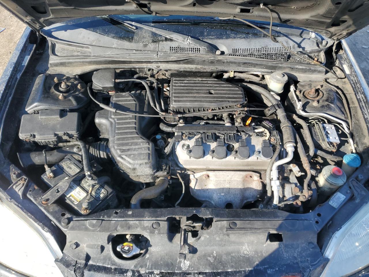 2002 Honda Civic VIN 1HGES26792L054335 Copart auction photo, rear end damage thumbnail 11