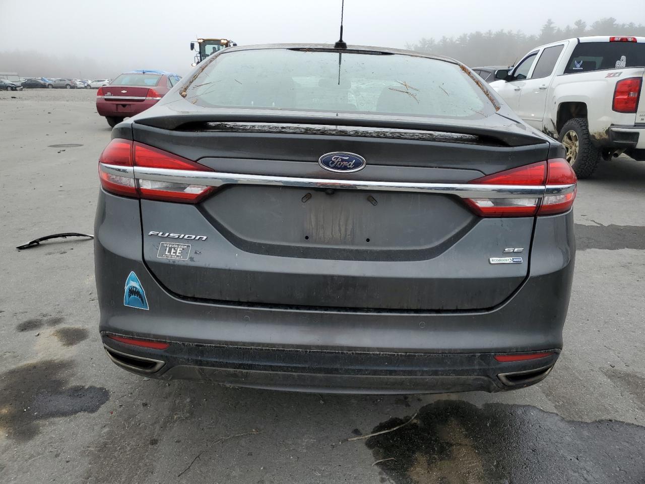 2017 Ford Fusion VIN 3FA6P0T9XHR145256 Copart auction photo, frame damage / front end damage thumbnail 6